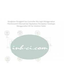 Skema dan Rangkaian Cooling Fan Modif dengan thermoswitch untuk Peugeot 306 N3